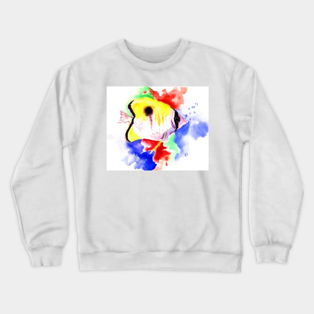 Coral Reef Fish Crewneck Sweatshirt by surenart